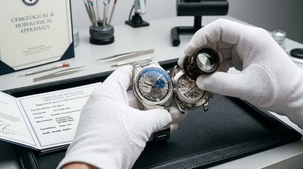 Luxury watch and collectibles inspection
